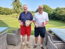 The two Rotarian winners of the 9 hole and 18 hole competition.
Mike Styne and Andy Archer